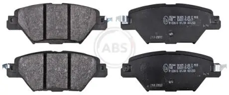 Колодки гальмівні, дискові A.B.S. 35244