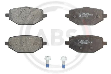 Колодки тормозные (задние) Renault Captur II/Megane IV 20- A.B.S. 35364