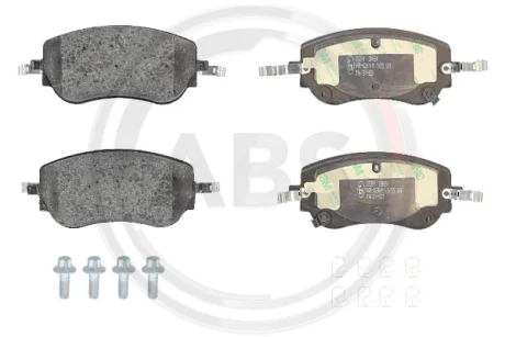 Колодки тормозные (передние) Fiat 500 II Electric 12-/500 e 20-/Tipo 15- A.B.S. 35391