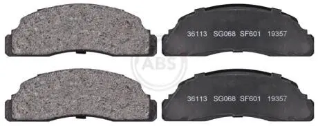 Тормозные колодки, дисковый тормоз.) A.B.S. 36113