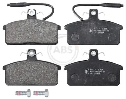 Гальмівні колодки, дискове гальмо (набір) A.B.S. 361461
