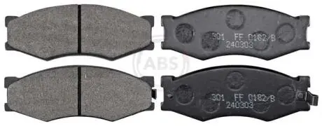 Гальмівні колодки, дискове гальмо (набір) A.B.S. 361681