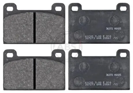 Тормозные колодки, дисковый тормоз.) A.B.S. 36372