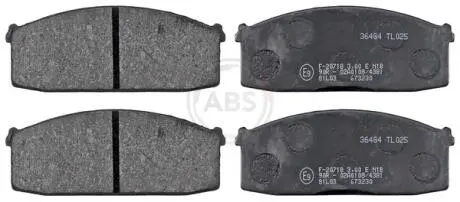 Гальмівні колодки, дискове гальмо (набір) A.B.S. 36484