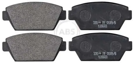 Гальмівні колодки, дискове гальмо (набір) A.B.S. 36609