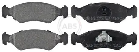 Колодки тормозные перед. Fiesta/KA (95-08) A.B.S. 36707