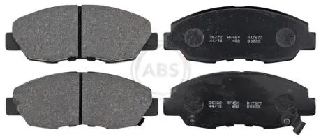 Тормозные колодки, дисковый тормоз.) A.B.S. 36722