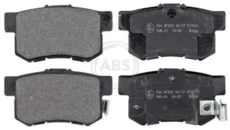 Тормозные колодки зад. Civic 98-/Accord 90-03 (Akebono) (47,8x88,9x14,5) A.B.S. 36757