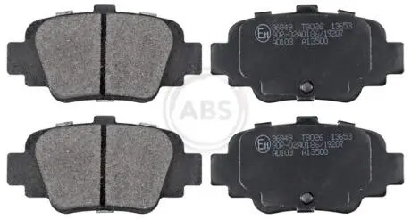 Тормозные колодки, дисковый тормоз.) A.B.S. 36849