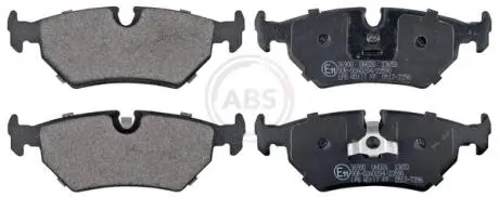 Гальмівні колодки, дискове гальмо (набір) A.B.S. 36900