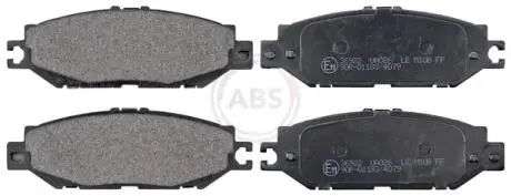 Гальмівні колодки, дискове гальмо (набір) A.B.S. 36922