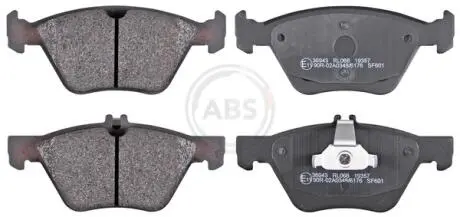 Гальмівні колодки перед W202/210 (ATE)/211 4Matic A.B.S. 36943