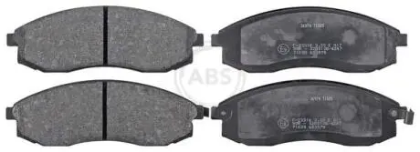 Гальмівні колодки, дискове гальмо (набір) A.B.S. 36974