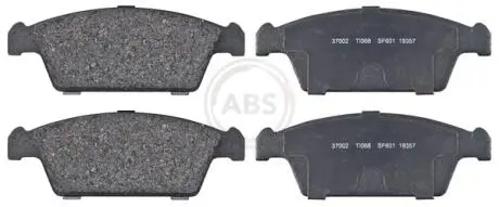 Гальмівні колодки, дискове гальмо (набір) A.B.S. 37002