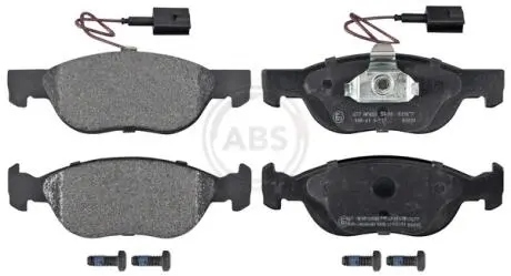 Тормозные колодки, дисковый тормоз.) A.B.S. 37013