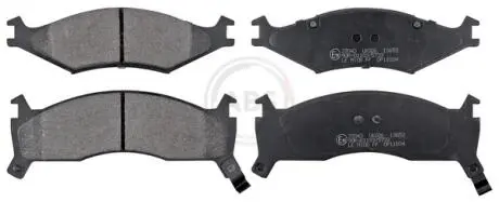 Тормозные колодки, дисковый тормоз.) A.B.S. 37043