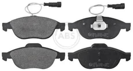 Тормозные колодки, дисковый тормоз.) A.B.S. 37064