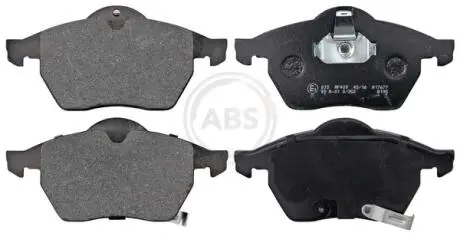 Тормозные колодки, дисковый тормоз.) A.B.S. 37116