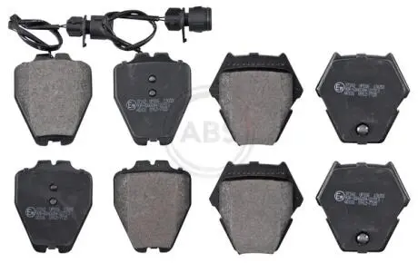 Тормозные колодки, дисковый тормоз.) A.B.S. 37162