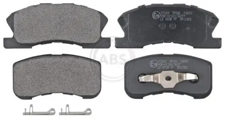 Гальмівні колодки, дискове гальмо (набір) A.B.S. 37169