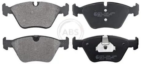 Тормозные колодки перед. BMW 3(E46) 99-07/X3(E83) 03-11 (ATE) A.B.S. 37374