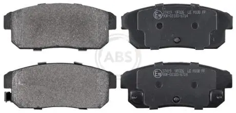 Гальмівні колодки, дискове гальмо (набір) A.B.S. 37419