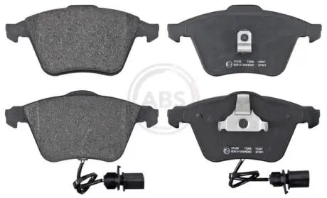 Гальмівні колодки перед. Audi A4/A6/A8 00- A.B.S. 37425