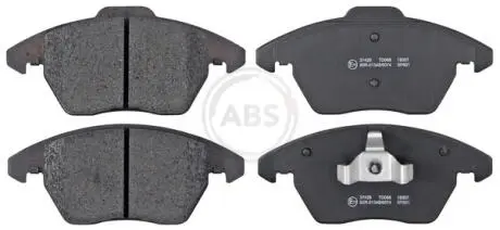 Гальмівні колодки перед. Citroen C4/Peugeot 207/208/307/308/Jetta IV 07- A.B.S. 37429