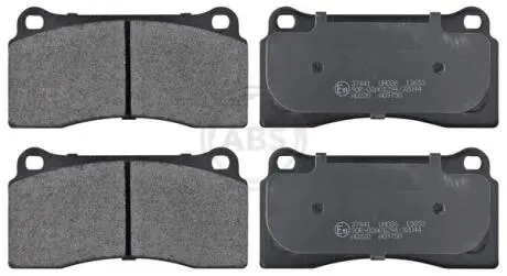 Гальмівні колодки, дискове гальмо (набір) A.B.S. 37441