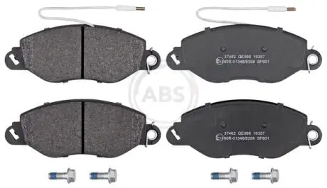 Тормозные колодки, дисковый тормоз.) A.B.S. 37462