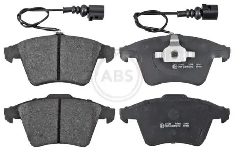Тормозные колодки перед. VW Touareg 02-10 (ATE) A.B.S. 37482