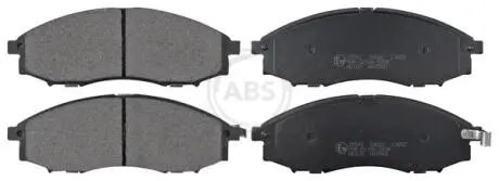 Гальмівні колодки, дискове гальмо (набір) A.B.S. 37541