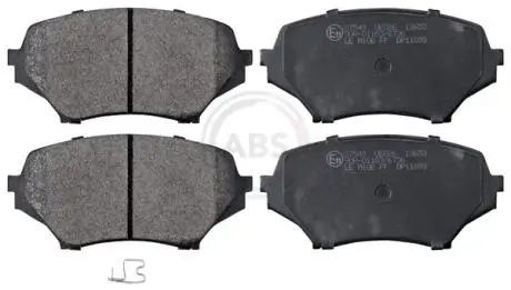 Тормозные колодки, дисковый тормоз.) A.B.S. 37549