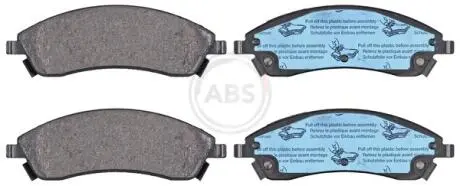 Гальмівні колодки, дискове гальмо (набір) A.B.S. 37570