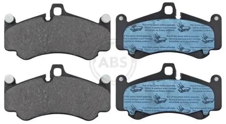 Гальмівні колодки, дискове гальмо (набір) A.B.S. 37572