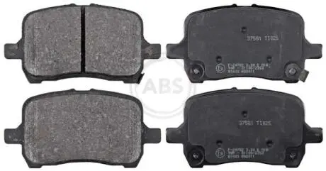 Тормозные колодки, дисковый тормоз.) A.B.S. 37581