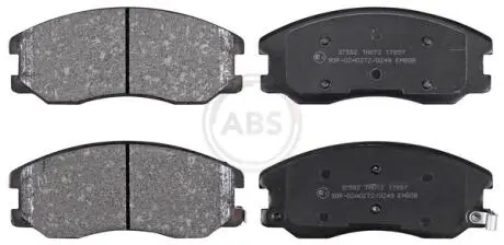 Тормозные колодки перед. Chevrolet Captiva 06- (akebono) A.B.S. 37582