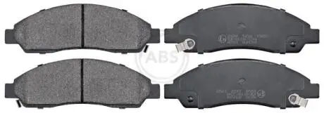 Гальмівні колодки, дискове гальмо (набір) A.B.S. 37654