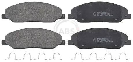 Тормозные колодки, дисковый тормоз.) A.B.S. 37662