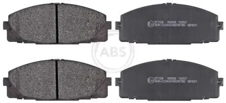 Гальмівні колодки, дискове гальмо (набір) A.B.S. 37708