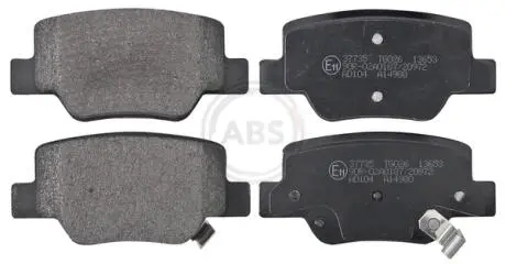 Тормозные колодки, дисковый тормоз.) A.B.S. 37735