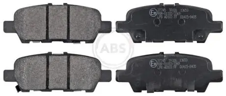 Гальмівні колодки, дискове гальмо (набір) A.B.S. 37745
