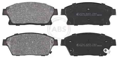 Колодки гальмівні пер. Zafira/Astra/Cruze/Volt 09- A.B.S. 37764
