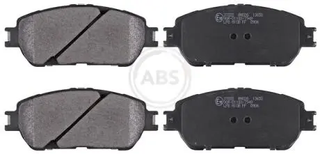 Гальмівні колодки, дискове гальмо (набір) A.B.S. 37822