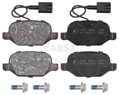 Гальмівні колодки, дискове гальмо (набір) A.B.S. 37853