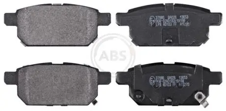 Гальмівні колодки, дискове гальмо (набір) A.B.S. 37886