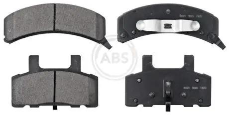 Гальмівні колодки, дискове гальмо (набір) A.B.S. 38369