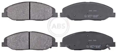 Гальмівні колодки, дискове гальмо (набір) A.B.S. 38426