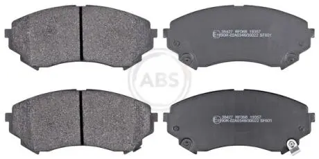 Гальмівні колодки, дискове гальмо (набір) A.B.S. 38427