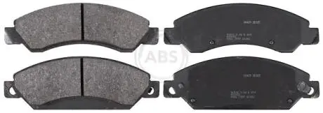 Гальмівні колодки, дискове гальмо (набір) A.B.S. 38429